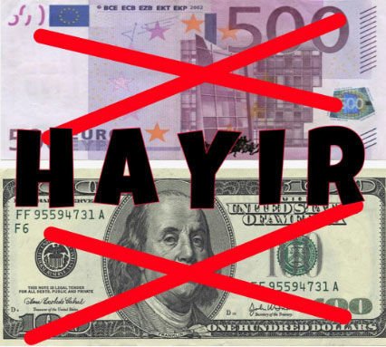 Türkiyədə lirəyə dəstək kampaniyası başladı Türkiyədə lirəyə dəstək kampaniyası başladı