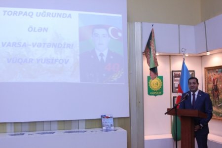 “Torpaq uğrunda ölən varsa Vətəndir” adlı layihəyə çərçivəsində sərgi-tədbir keçirildi