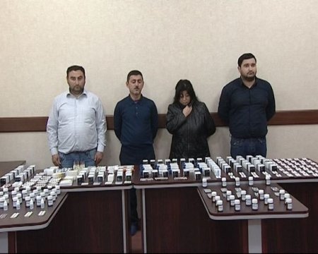 Azərbaycana psixotrop tərkibli dərman preparatı keçirən dəstə üzvləri saxlanılıb