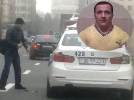 Bakıda YPX avtomobilini çəkiclə əzən şəxsdən xəbər var
