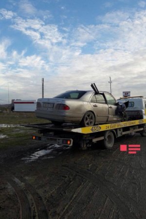 Abşeronda ağır qəza: 1 ölü, 2 yaralı