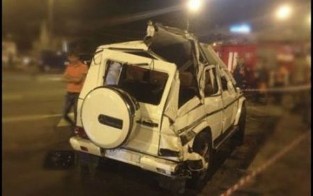 Bakıda rəisin oğlu “Gelandewagen”lə qəza törədib?
