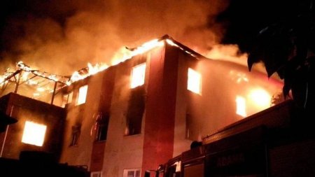 Türkiyədə yanğın: 12 uşaq ölüb, 22 nəfər xəsarət alıb