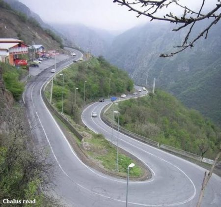 Xəzərin sahilində dünyanın ən gözəl yolu