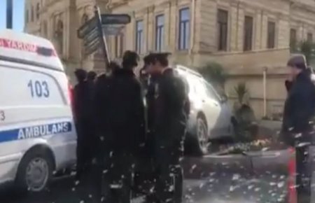 Bakının mərkəzində sürücünün ürəyi partladı