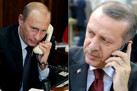 Ərdoğan Putinə zəng edib