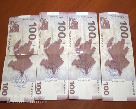 Tovuzda saxta 100 manatlıq əsginaslar aşkarlanıb