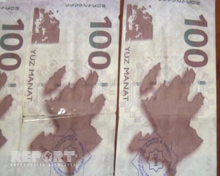 Tovuzda saxta 100 manatlıq əsginaslar aşkarlanıb