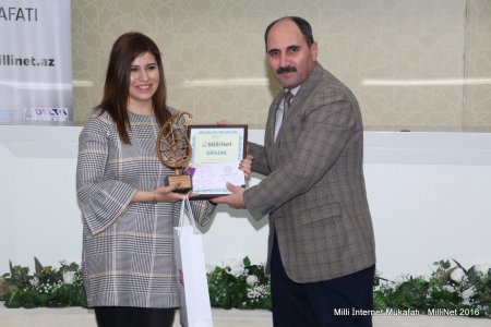 Milli İnternet Mükafatı - Milli Net 2016 qaliblərinin təqdimat mərasimi keçirilib