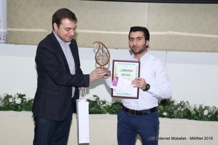 Milli İnternet Mükafatı - Milli Net 2016 qaliblərinin təqdimat mərasimi keçirilib