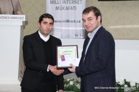 Milli İnternet Mükafatı - Milli Net 2016 qaliblərinin təqdimat mərasimi keçirilib