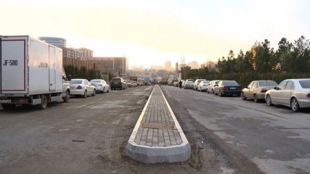 Sökülən “Araz” hotelinin yerində yeni yol salınır