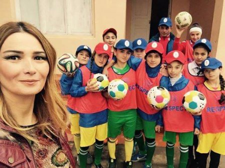 Qənirə Paşayeva Tovuzda istedadlı idmançı gənclərlə görüşüb