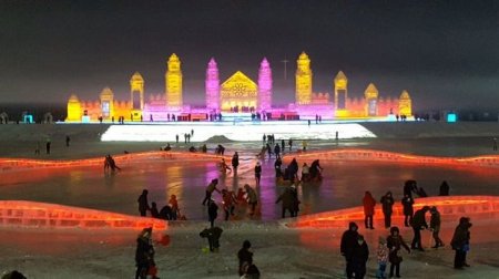 Çində beynəlxalq buz və qar festivalı keçirilir