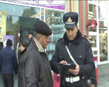 Gəncədə reyd: 70-dən çox piyada cərimələndi