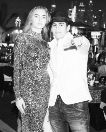 Azərbaycanlı milyarderin 17 yaşlı oğlu və onun model sevgilisi