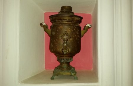 Naftalanda 16 metr hündürlüyündə samovar
