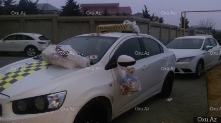 Paytaxt sakinləri taksi sürücüsünə qeyri-adi cəza verib