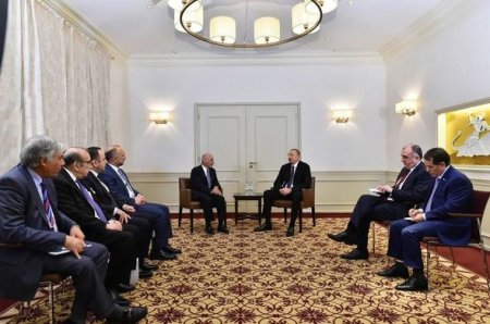 İlham Əliyev Münhendə danışıqlarda
