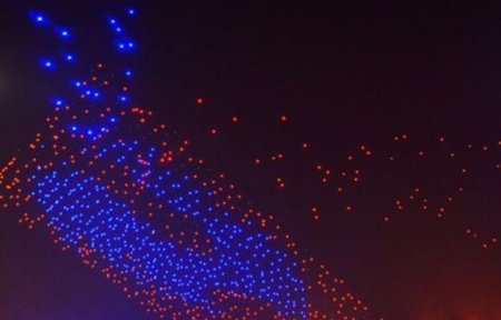 Yeni Ginnes rekordu: 1000 dron eyni zamanda havada
