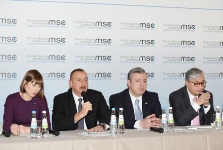İlham Əliyev Münxendə panel-müzakirədə iştirak edib