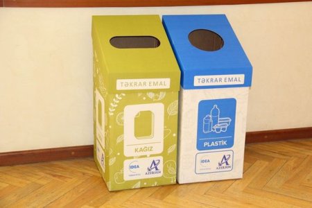 Kağız və plastik tullantıların toplanmasına dair yeni layihəyə start verildi