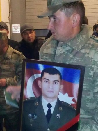 Naxçıvanda şəhid Tural Haşımlı böyük izdihamla qarşılandı