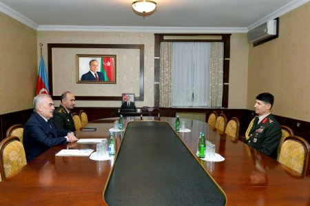 Vasif Talıbov Türkiyənin Azərbaycandakı hərbi attaşesi ilə görüşdü