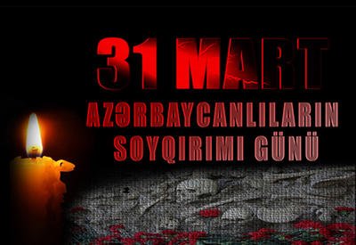 31 mart - Azərbaycanlıların Soyqırımı Günüdür