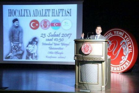 İstanbulda Xocalıya Ədalət Həftəsi keçirilib