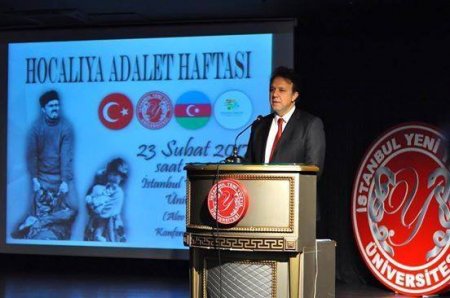İstanbulda Xocalıya Ədalət Həftəsi keçirilib