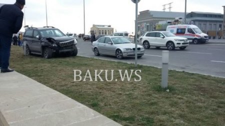 Bakıda piyadanın səhvi zəncirvari qəzaya səbəb olub