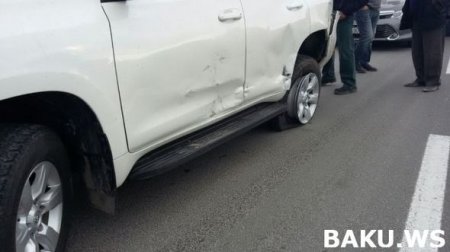 Bakıda piyadanın səhvi zəncirvari qəzaya səbəb olub