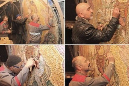 “Nizami” stansiyasının təmirindən maraqlı görüntülər