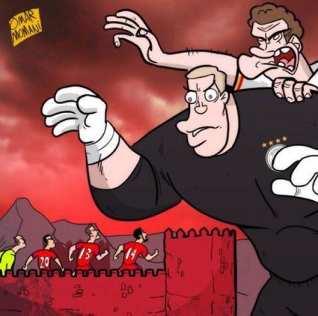 Ömər Momani Azərbaycan yığmasına karikatura həsr etdi: "Niyə də yox?"