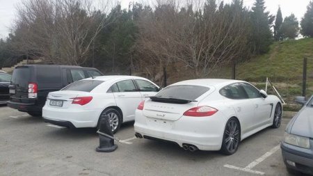 Yol polisi bahalı avtomobilləri cərimə meydançasına saldı