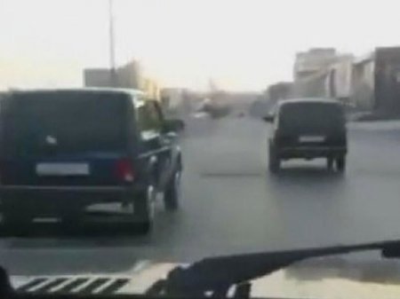 “Niva”larla Babək prospektində avtoşluq etdilər
