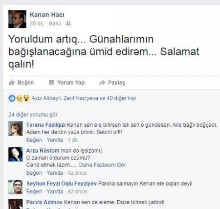 Kənan Hacı: "Heç bir problem yoxdur"