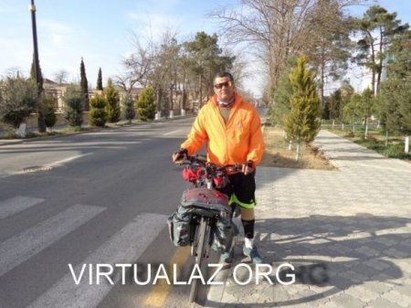 Tehrandan velosipedlə Bakıya Novruz bayramına