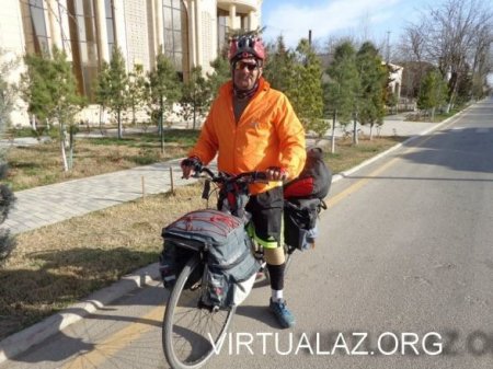 Tehrandan velosipedlə Bakıya Novruz bayramına