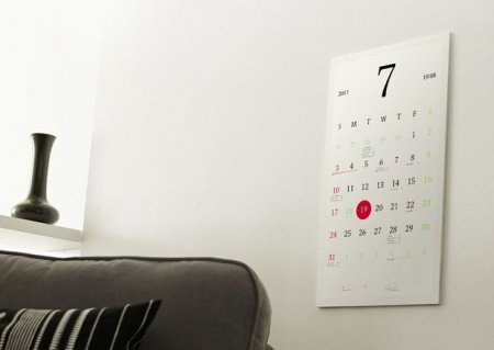 Yaponiyalı dizayner “ağıllı” divar təqvimi hazırlayıb