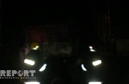 Lənkəranda İran “TIR”ları yanıb