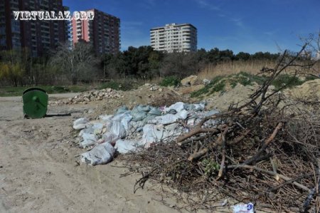 Bakıdakı “Dendrapark” hissə-hissə hasarlanaraq məhv edilir