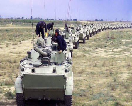 Azərbaycan ordusu öz gücünü nümayiş etdirdi