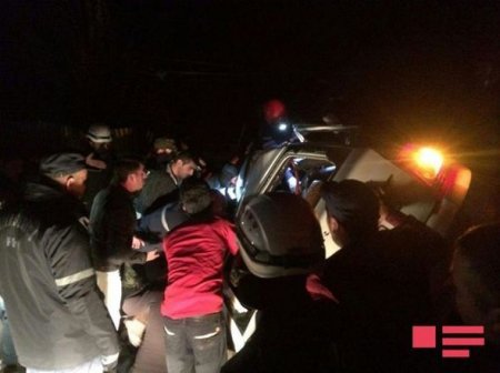 Lənkəranda dəhşətli qəza, ölən və yaralananlar var