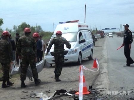 DYP avtomobili “Mercedes”lə toqquşub: Ölənlər var – FOTO + YENİLƏNİB