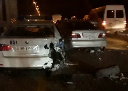 DYP-dən vətəndaşı təqib edən zaman toqquşan yol polisi ilə bağlı AÇIQLAMA