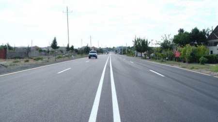 Binəqədi-Novxanı-Corat yolunun tikintisi yekunlaşır