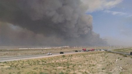 Ordumuzun silah anbarında güclü partlayış