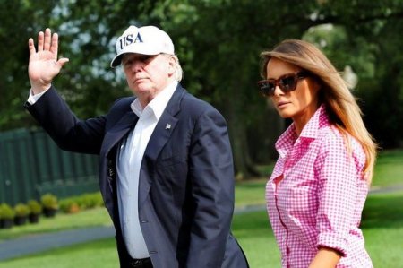 Melaniya Trampın eynəkləri müzakirələrə səbəb oldu